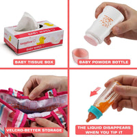 14 Pack Baby Doll Feeding and Caring Set with Diaper Bag – Fun for Kids & Family - image 3