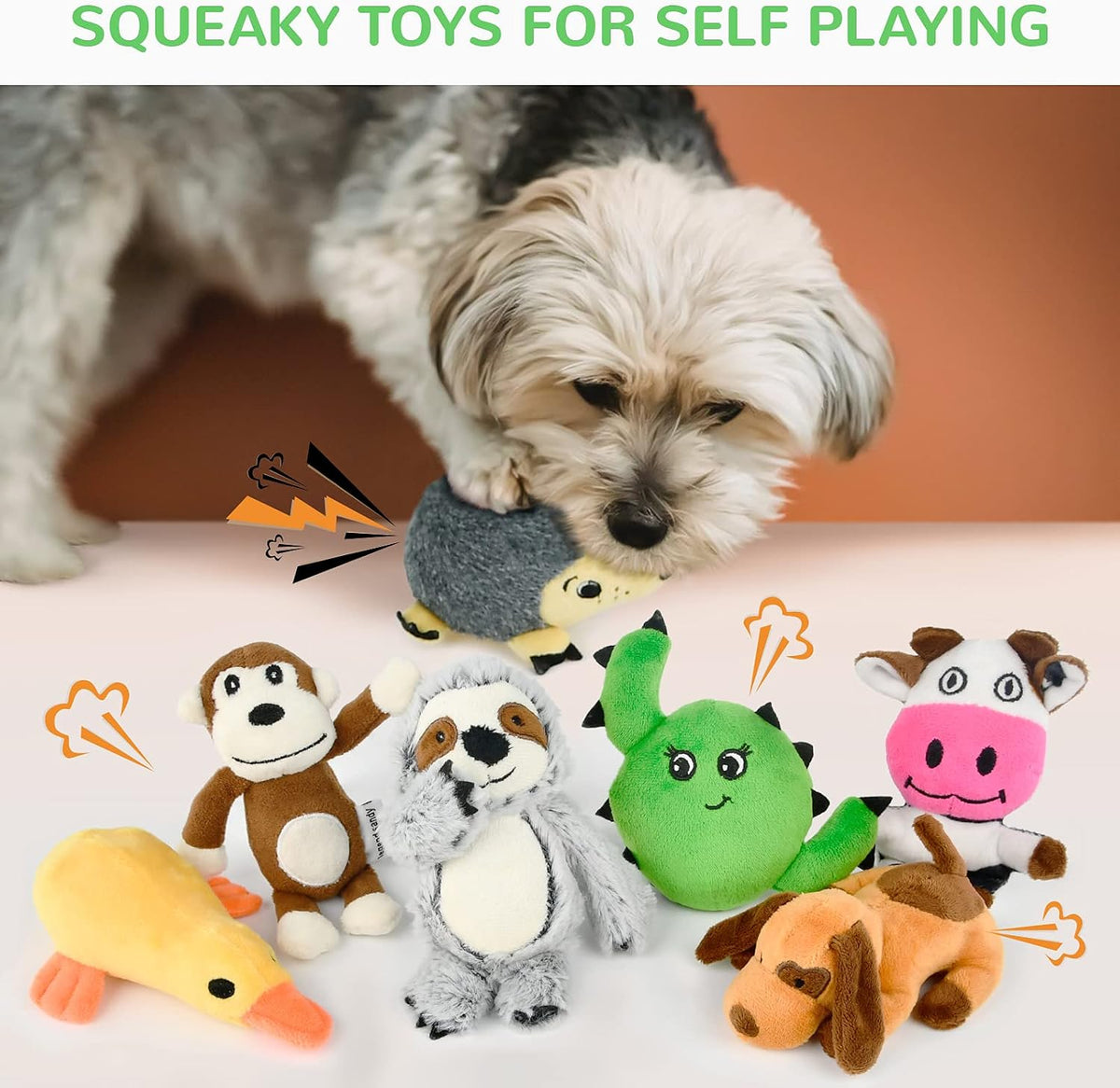 LEGEND SANDY Tough Dog Toys - 12 Pack Puppy Toys - image 3