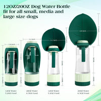 Upgraded Dog Water Bottle - 20oz/Green - image 3