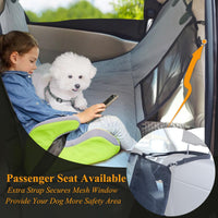 VIVAGLORY Dog Seat Cover Dog Hammock, Standard - Large (width 56") / Grey - image 4