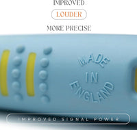 ACME Alpha 210.5 Dog Training Whistle with Enhanced Ergonomic Grip. - Baby Blue on Yellow - image 4