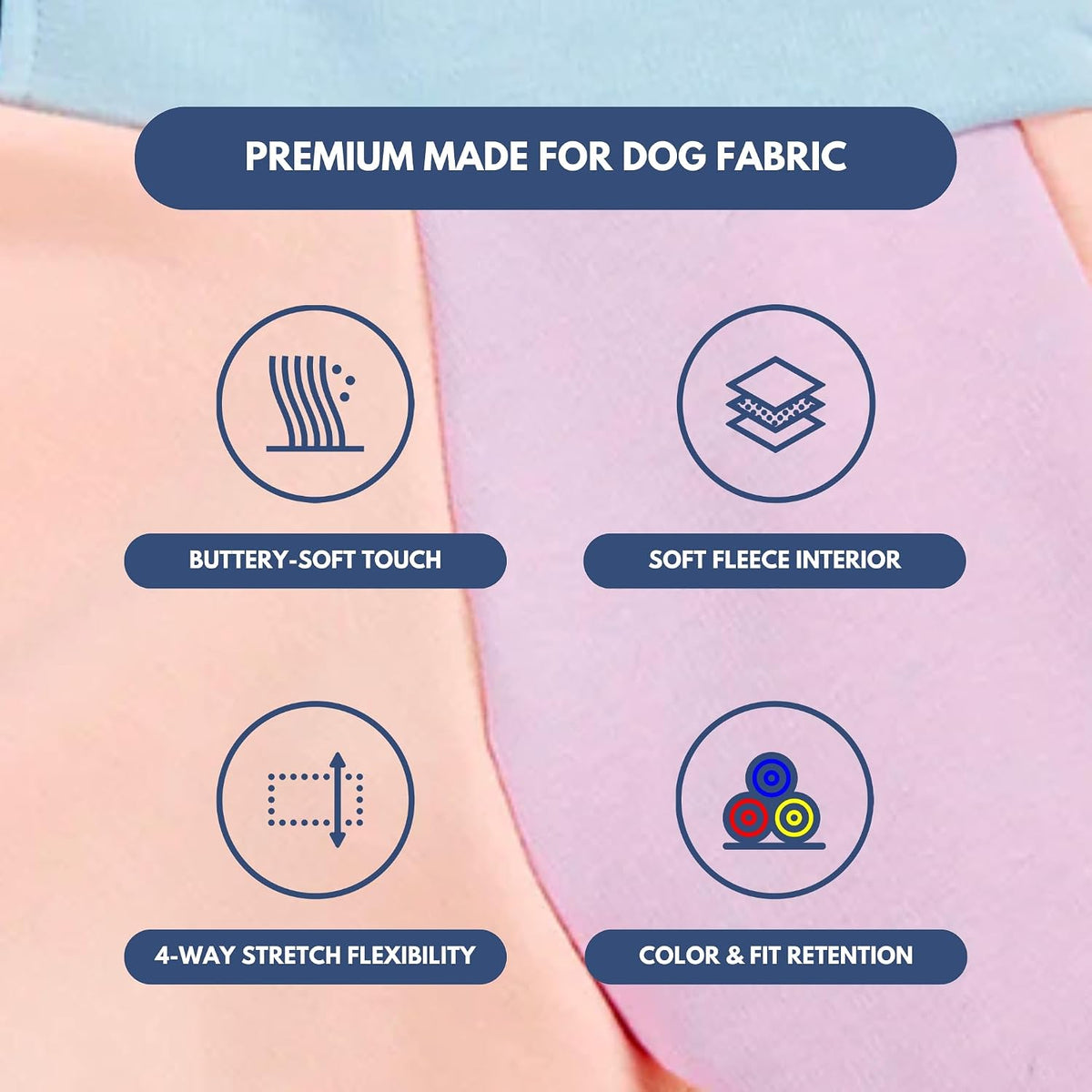 Spark Paws Dog Hoodie, Buttery-Soft Sweater Sweatshirt - Cotton Candy / X-Large - image 3