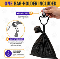 Doggy Poop Bags with Dispenser Dog Waste Pickup Bags Refill Rolls Cat - Black (35 Rolls Unscented) - image 4