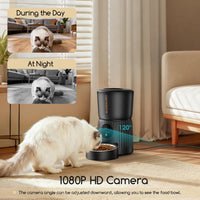 Faroro Automatic Cat Feeder with Camera - Black / 1080P Camera - image 2