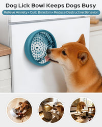 Dog Lick Bowl for Dogs S, Lick Mat, Dog Slow Feeder – Essentials for Dogs - Large / BlUE - image 2