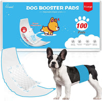 Dog Diaper Liners for Dog Diapers Male and Female 100ct Super - X-Large (100 Count)