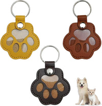 Cat Dog Hair Storage Keychain, Pet Hair Keychain - Brown+black+yellow