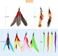 Hianjoo 10PCS Teaser Cat Toys - Replacement Teaser - image 2