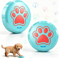 Dog Training Bells for Door - 2 Blue-orange Button