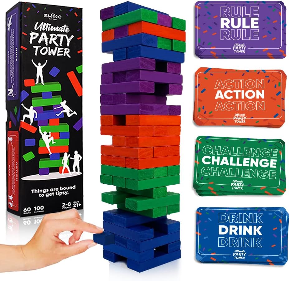 Swooc Games, Ultimate Party Tower, 100 Original Commands
