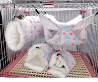 LEFTSTARER Guinea Pig Accessories Sugar Glider Cage Accessories - Pink / Heart - image 4