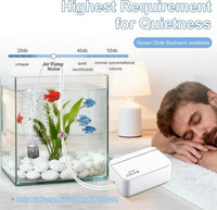 Boxtec Aquarium Ultra-Quiet Air Pump 8w - white - image 2