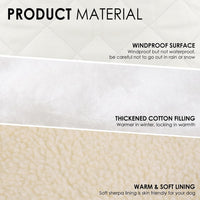 Dog Winter Coats for Small Dogs Puppies - Solid White / Small - image 3
