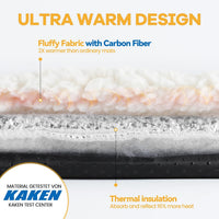 Mora Pets Self Warming Cat Bed Self Heating Cat Dog Mat Pet Pad - 35"L x 23.6"W x 1.0"Th / Beige - image 3