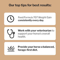 Formula 707 Weight Gain Crumble Equine Supplement, 7 lb Bag – Palatable, Calorie-Rich Nutritional Support for Hard-to-Keep and Senior Horses
