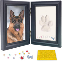 MYPAWLETS Clay Paw Print Kit for Dog Cat - Medium-Large Black