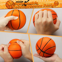 Amarlozn 5" Mini Foam Basketball Set, Ideal for Kids, Toddlers - Orange - image 2