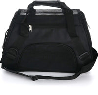 MuchL Cat Carrier for Cats Soft-Sided Travel Pat Carrier for Cat - Medium-Black - image 4