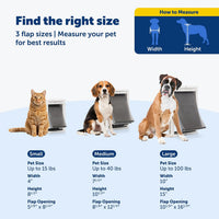 PetSafe Extreme Weather Plastic Pet Door - Plastic Frame / Large (Pack of 1) - image 4