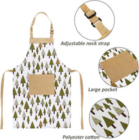 Aurya kids apron and chef hat set in light blue with front pocket and adjustable strap - view 35