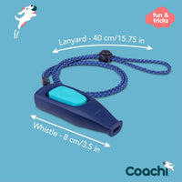 Company of Animals Coachi Whizzclick, Light Blue/Navy Button - Navy - image 4