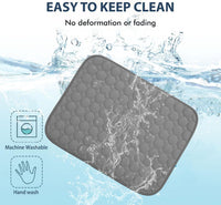 MICROCOSMOS Summer Cooling Mat & Sleeping Pad - 36" x 24" / Dark Grey - image 4