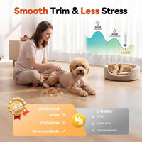 4-in-1 Dog Clippers for Grooming Kit - White - image 3