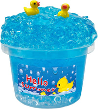 Charming Blue Crunchy Fishbowl Bead Slime - Blue