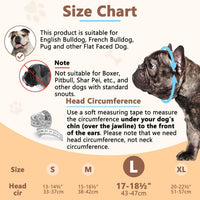 English Bulldog Muzzle, Soft Short Snout Dog Muzzle Stops Biting – Essentials for Dogs - Khaki / L（Head 17-18½"） - image 2