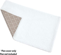 MidWest Homes for Pets Quiet Time Reversible Crate Pan Cover 36' - Mushroom Diamond/Fleece / Crate Pan Cover 36" - image 2