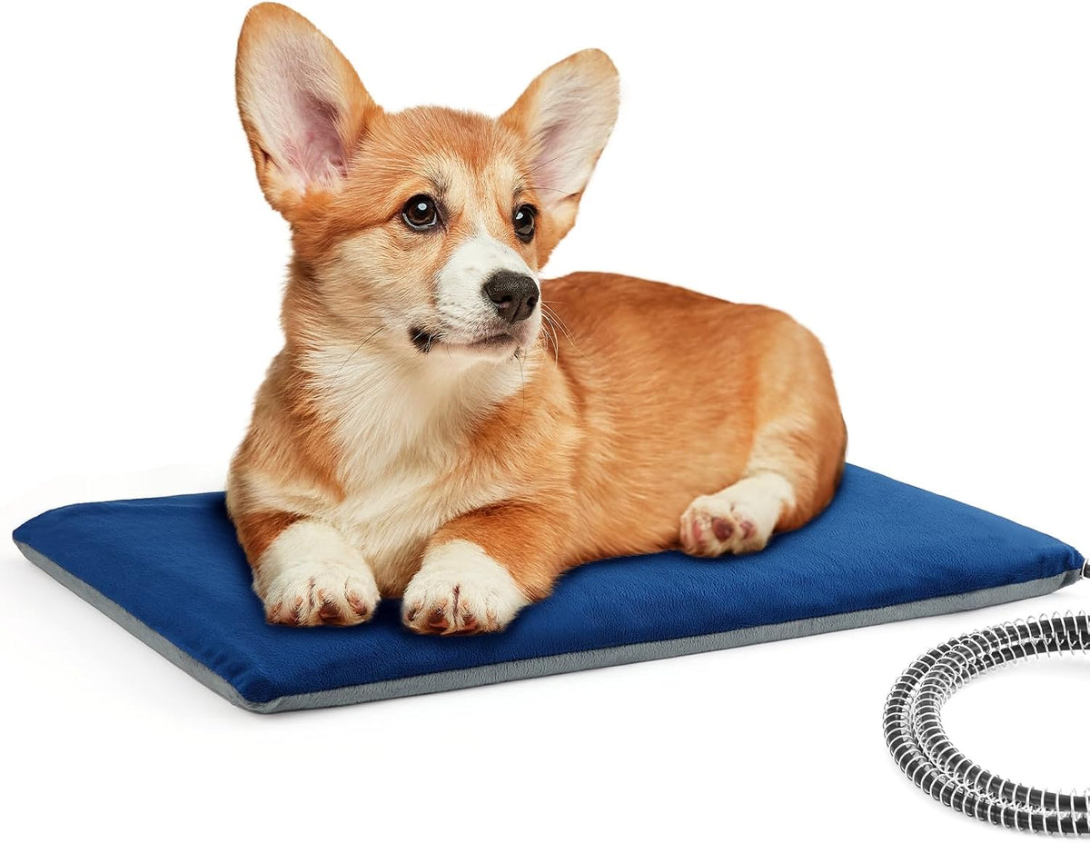 Pecute Pet Heating Pad for Cat Dog - 27.5"L x 15.7"W x 0.5"Th