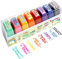 Fancy Land Teacher Stamps for Classroom Grading Stamp Set Self-Inking - image 2
