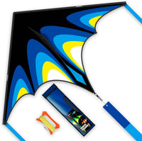 Kite, Large Delta Kites for Kids and Adults - Blue