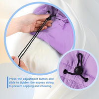 Cat Recovery Collar, Soft Adjustable Cone for Cats and Kittens, Lightweight Waterproof Elizabethan Collar for After-Surgery Care, Prevent Licking and Scratching, Neck Protector for Pets（Purple,S）