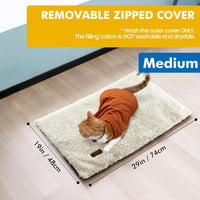 Mora Pets Self Warming Cat Bed Self Heating Cat Dog Mat Pet Pad - 29.1"L x 18.9"W x 1.0"Th / Beige - image 4
