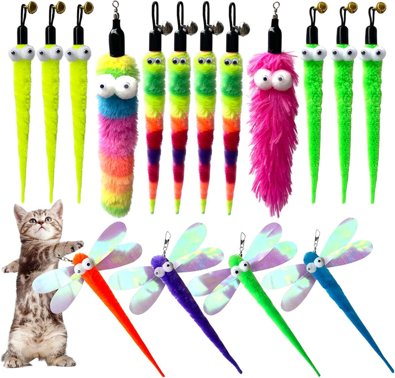 AcceLeah 16Pcs Cat Wand Refills - 16Pcs