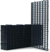 LINLAN 4 Pieces 11.8x11.8in Aquarium Grid Plastic - S 8pcs