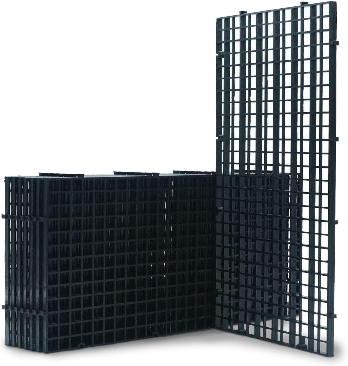 LINLAN 4 Pieces 11.8x11.8in Aquarium Grid Plastic - S 8pcs