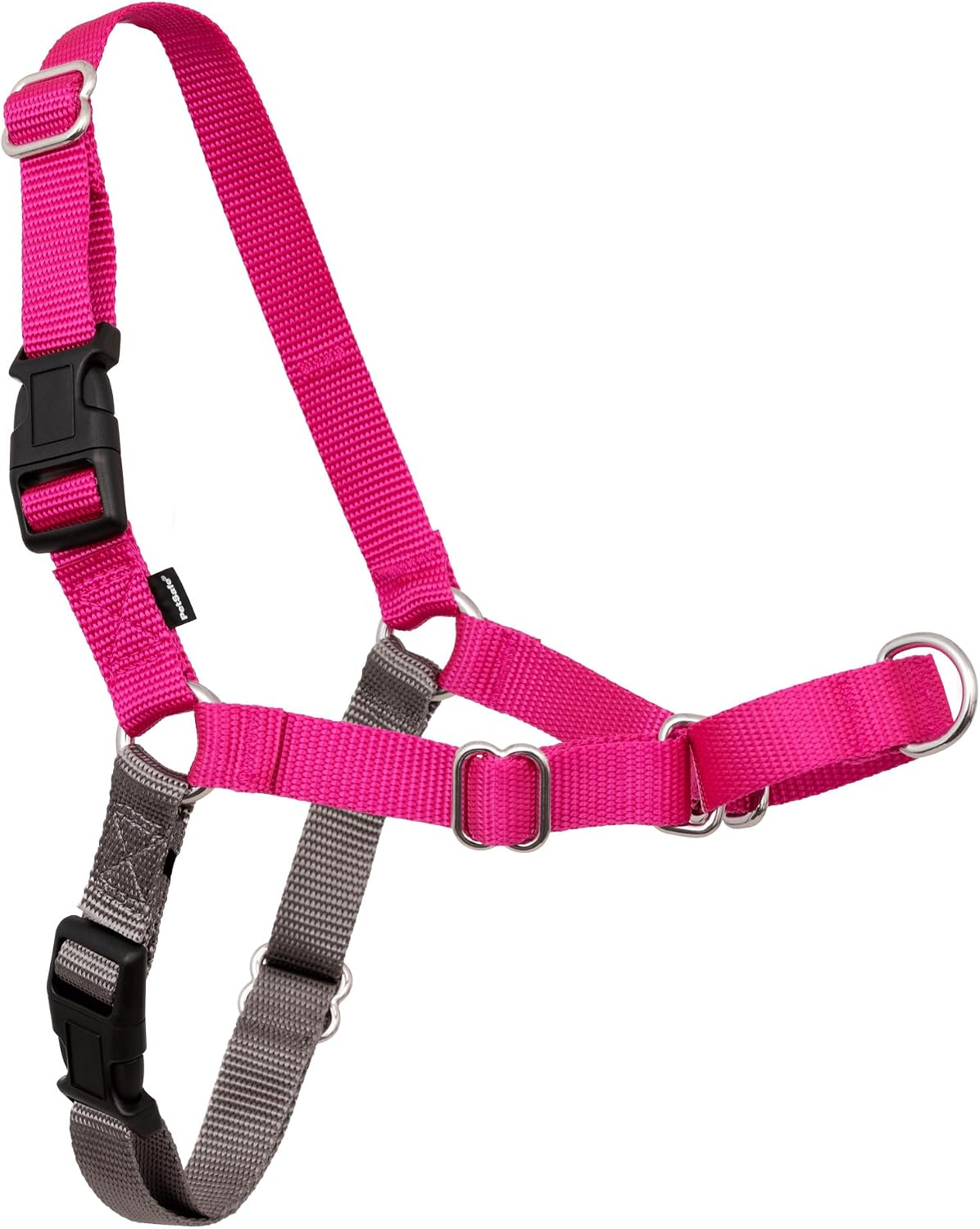 PetSafe Easy Walk Harness, No Pull Dog Harness, Royal Blue - Raspberry Pink/Grey / Small / 1