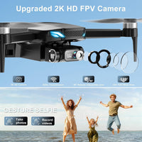 BLINORY X60 foldable 2K camera drone for beginners in black with carrying case - view 6