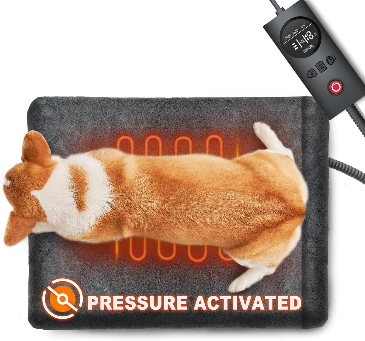 Dog Cat Heating Pad Pressure Activated 18 X 22 Pet Heat Pack
