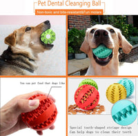 Sunglow 2 Pack Dog Toy Ball – Essentials for Dogs - Blue/Green / 2.75 in - image 2