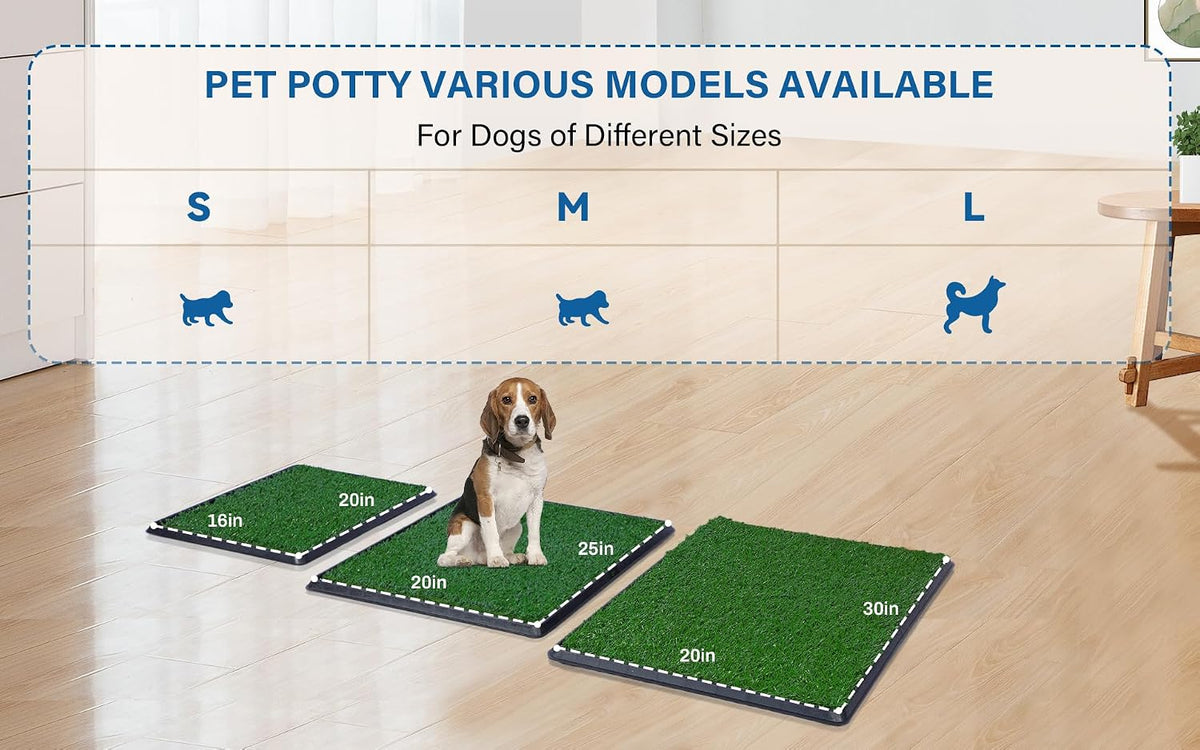 FluffyDream Dog Grass Pad with Tray - 16“x20” - image 3
