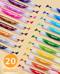 JoyCat 20-Color Washable Markers for Kids - 20 Count - image 3