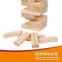 GOTHINK Tumble Tower Game for Kids and Adults - Classical - Color Box - image 4