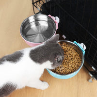Stainless Steel Removable Pet Food Bowl - (Round) Dark Blue/Grey / 2 - image 4