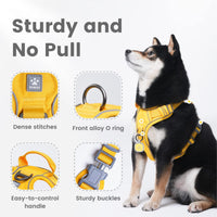 Pawaii No Pull Dog Harness with Pet ID Tag, Reflective Vest – Essentials for Dogs - XS(Bigger than Normal(Chest: 12"-17")) / Pineapple Yellow - image 2