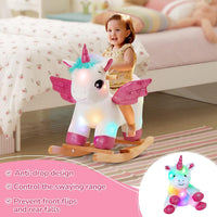 Glow Guards green dinosaur rocking horse with seat belt and plush dinosaur, set of 2 - view 11
