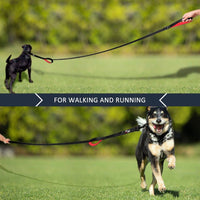 Plutus Pet Double Handle Dog Leash, for Medium Large Dogs - 5 FT / Black - image 3