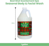 Best Shot Scentament Spa Seasonal Facial & Body Wash, Harvest Apple, 1 Gallon